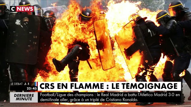 CRS en feu : Depuis un an avec la loi travail, ces individus viennent de plus en plus souvent