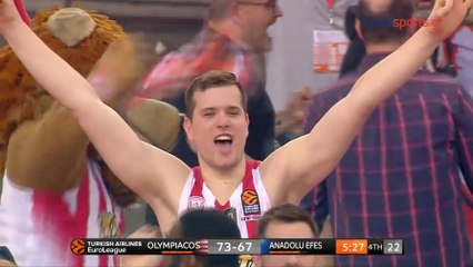 Ολυμπιακός 87-78 Αναντολού Εφές – Πλήρη Στιγμιότυπα 02.05.2017