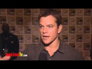 Matt Damon and Jodie Foster on ELYSIUM Comic-Con 2012