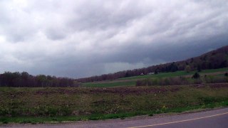 Supercell thunderstorm imbedded in squall line Pennsylvania 5/1/17 5-1-17
