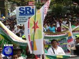 Presidente Correa participó en la marcha por el Día del Trabajo y de la 6ta Convención Nacional de Alianza País