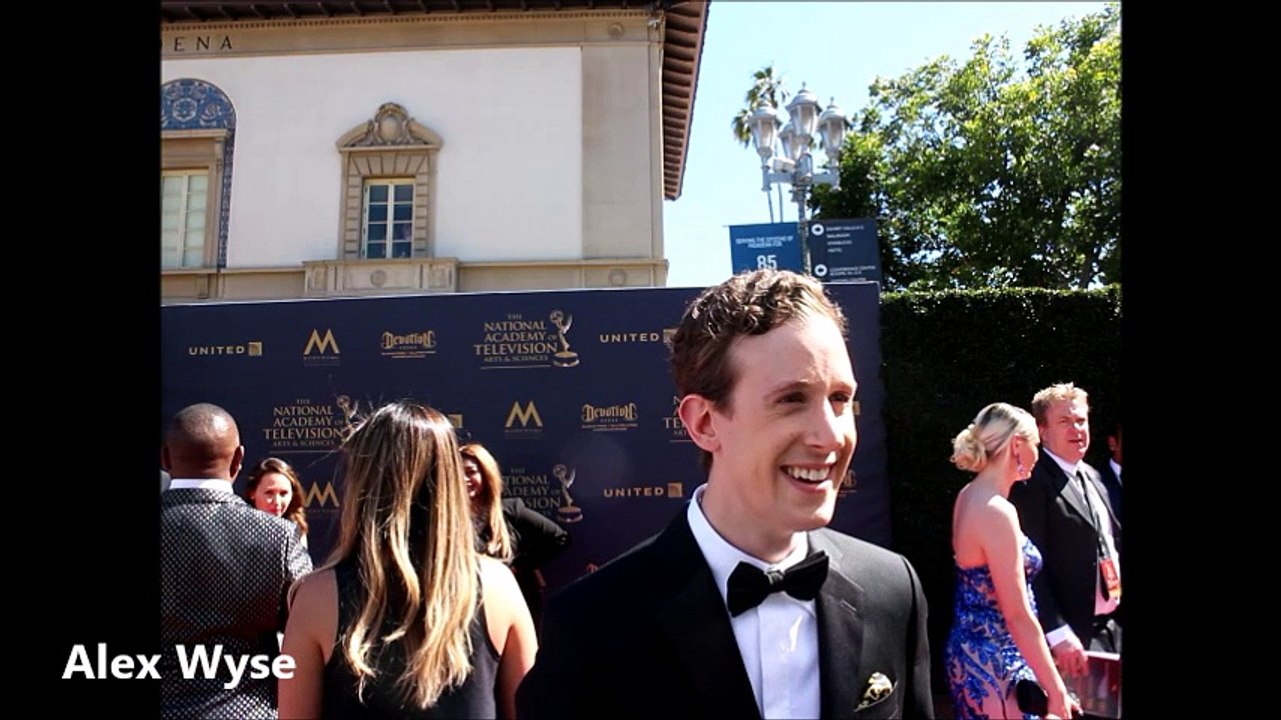 Alex Wyse of The Bold and the Beautiful at the 2017 Daytime Emmy Awards