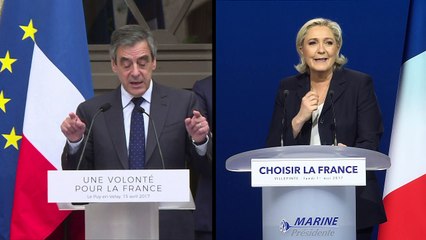 Ultraderechista Le Pen plagia discurso reciente de Fillon