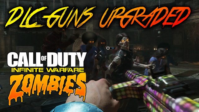 NEW TRENCHER AND AUGER DLC GUNS DOUBLE PACK A PUNCHED GAMEPLAY IN INFINITE WARFARE ZOMBIES
