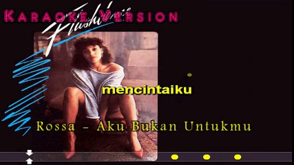 Rossa Aku Bukan Untukmu KARAOKE Tanpa Vokal
