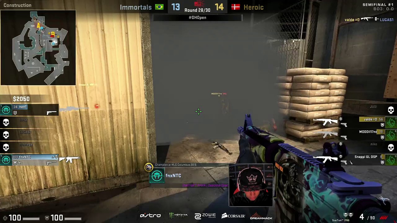 CSGO: fnx 1v3 ace