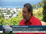Gonsalves rechaza acciones injerencistas de la OEA contra Venezuela