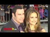 John Travolta Kisses Kelly Preston at SAVAGES Premiere