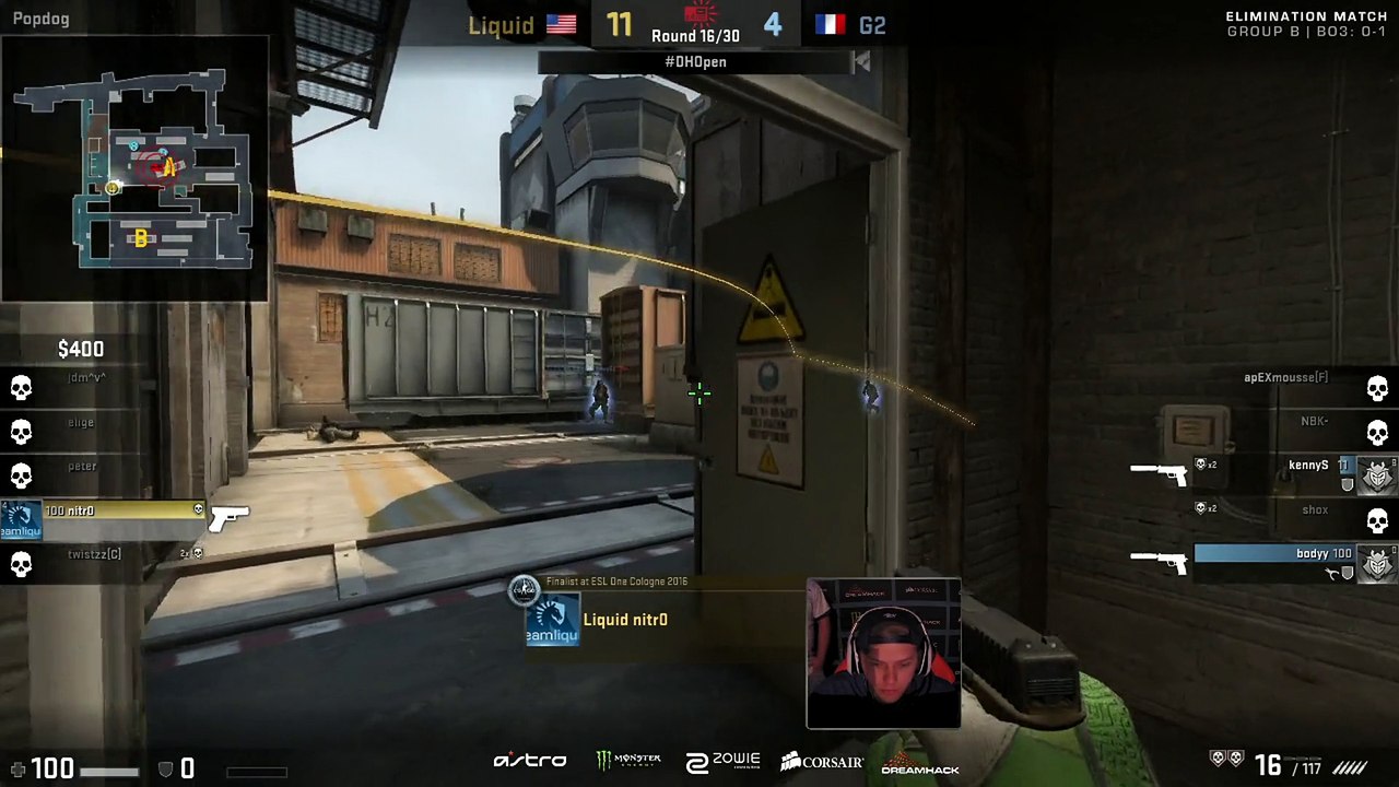 CSGO: Nitro insane 1 v 2