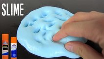 Glue Stick Slime without Borax - How to make best fluffy slime ever DIY