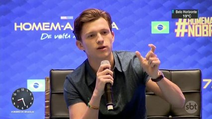 Em São Paulo, Tom Holland fala sobre os desafios de interpretar o Homem-Aranha