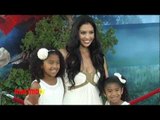 Vanessa Bryant with her Children at BRAVE Premiere