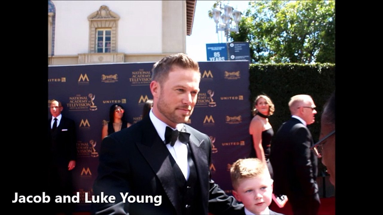 Jacob Young of The Bold and the Beautiful at the 2017 Daytime Emmy Awards