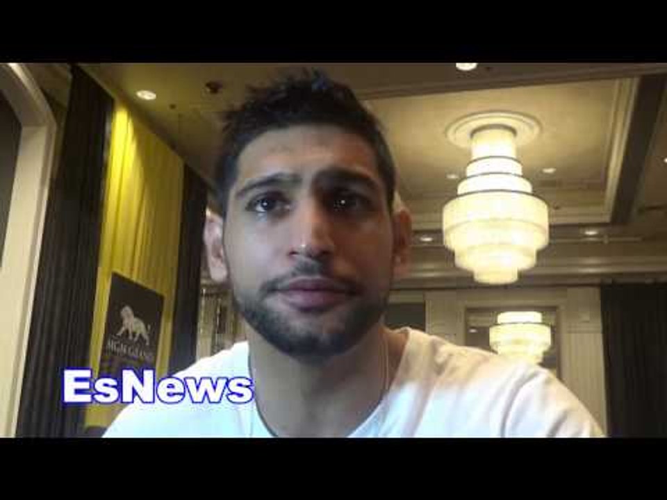 Amir Khan on kell brook garcia-thurman fighting matthysse mayweather EsNews Boxing
