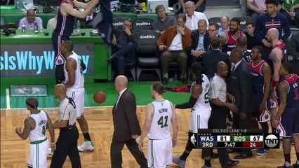 Download Video: Isaiah Thomas and Markieff Morris Scuffle - Wizards vs Celtics - May 02, 2017