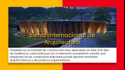 ¡no te lo pierdas! La Bienal Internacional de Arquitectura en Bambú se celebró en China