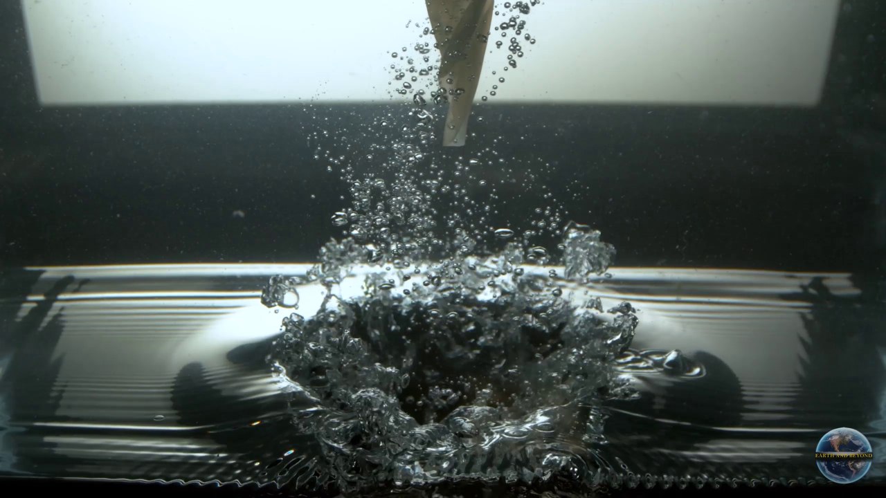 Popping Air Balloon Underwater In 4K Slow Motion