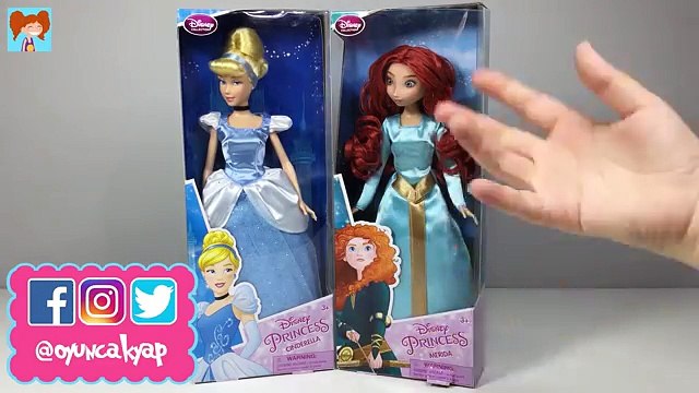 Külkedisi Prenses Sindirella ve Merida Oyuncak Bebek Açılımı Koleksiyonum Tamamlandı!