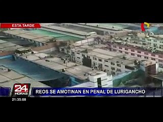 Reportan un aparente motín en el penal de Lurigancho