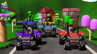 Tractor Finger family Songs 3D _ Finger Family Songs For Children _ 3D Animation Nurs
