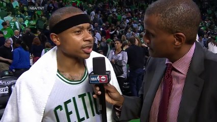Isaiah Thomas Emotional Postgame Interview | Wizards vs Celtics | Game 2 | 2017 NBA Playoffs