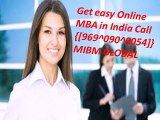 Get easy Online mba in India Call {[969^090^0054]} MIBM GLOBAL