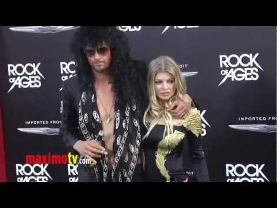 Fergie and Josh Duhamel "Rock of Ages" World Premiere Arrivals - Maximo TV Red Carpet Video
