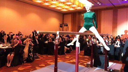 92 yaşındaki Johanna Quaas'dan jimnastik gösterisi