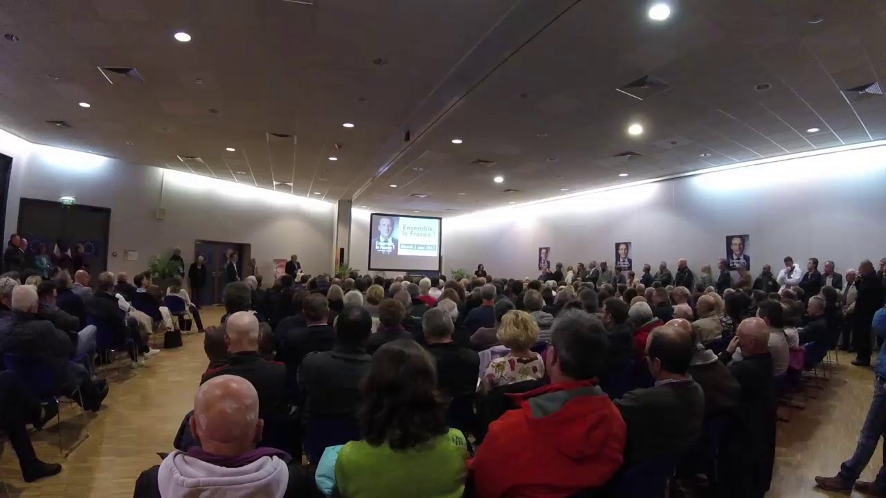 Meeting de soutien à Emmanuel Macron à Annecy-le-Vieux
