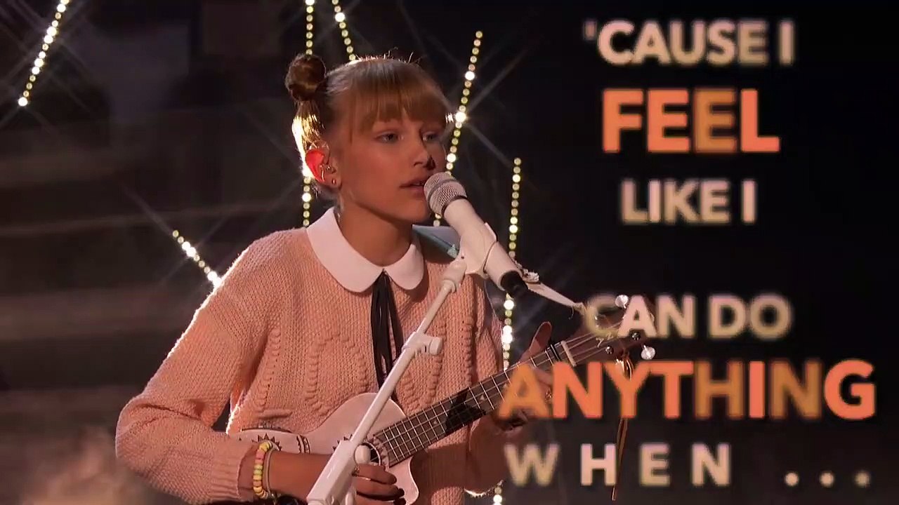 Grace VanderWaal Light The Sky Lyric Video America's Got Talent