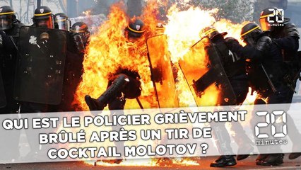 Qui est le policier grièvement brûlé après un tir de cocktail Molotov?