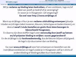 Reclame kleding bedrukken Hoogeveen