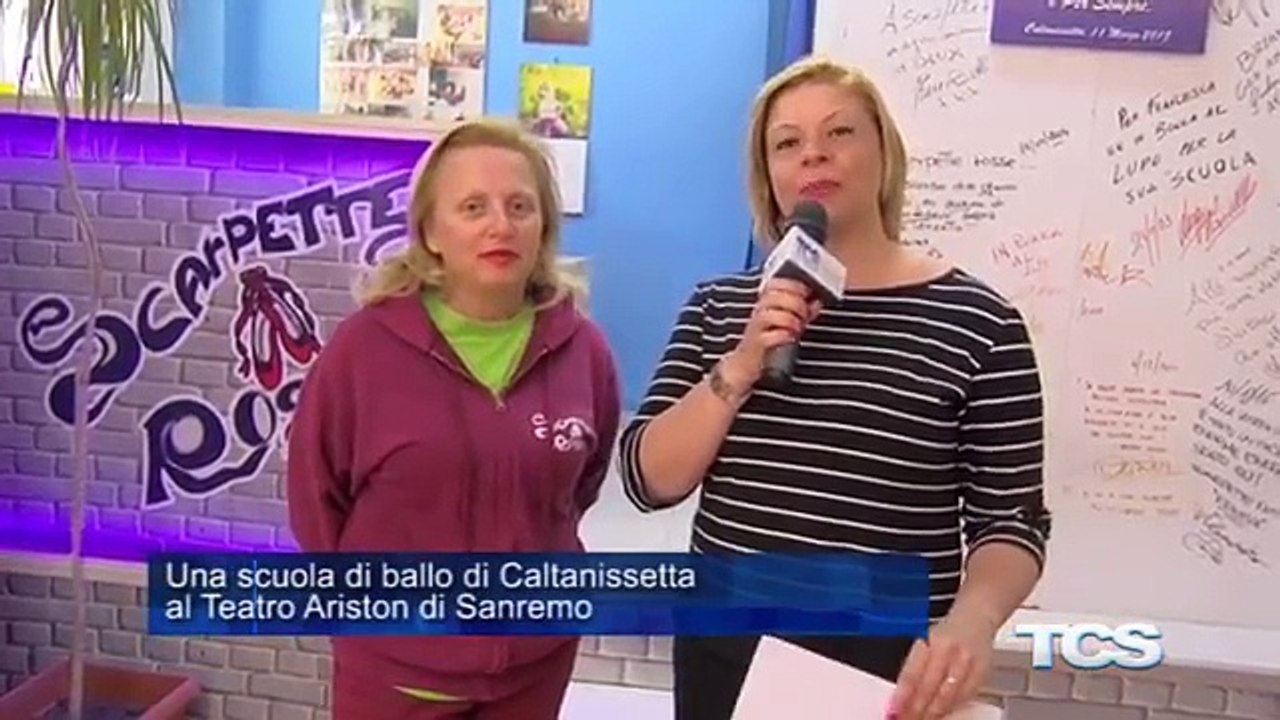Una scuola di ballo di Caltanissetta al Teatro Ariston di Sanremo