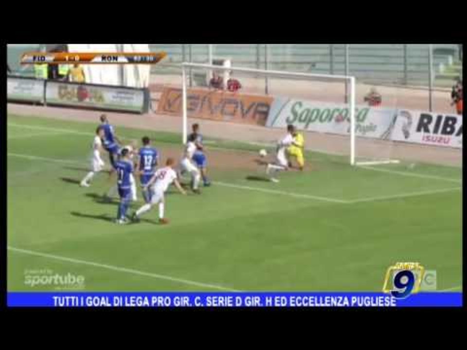 Tutti i goal di Lega Pro, Serie D ed Eccellenza 30/04/2017