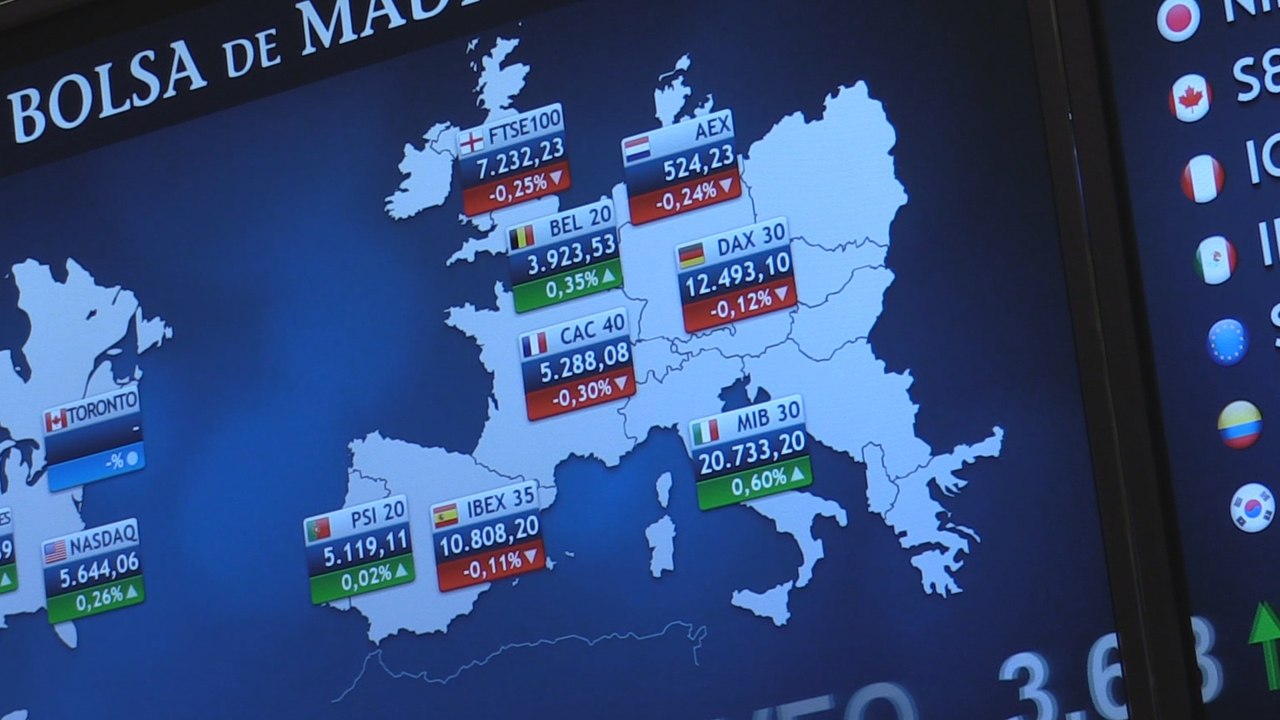 La Bolsa española lucha por mantener el nivel de los 10.800 puntos
