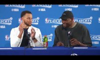 【NBA】Stephen Curry & Kevin Durant Interview | Jazz vs Warriors | Game 1 | May 2, 2017 | NBA Playoffs