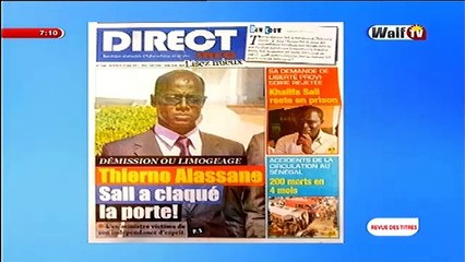 Revue de presse Walftv du 03 mai 2017