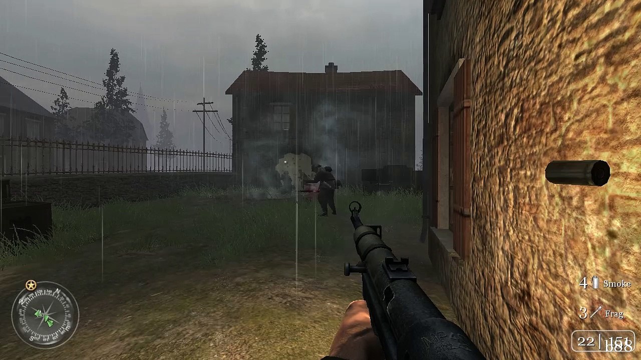 Call of Duty 2 Gameplay #8 APPROACHING HILL 400