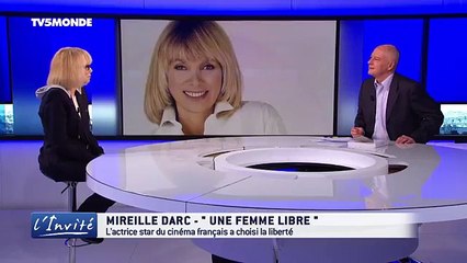 Mireille Darc invitée de l'émission "L'invité" sur TV5 Monde