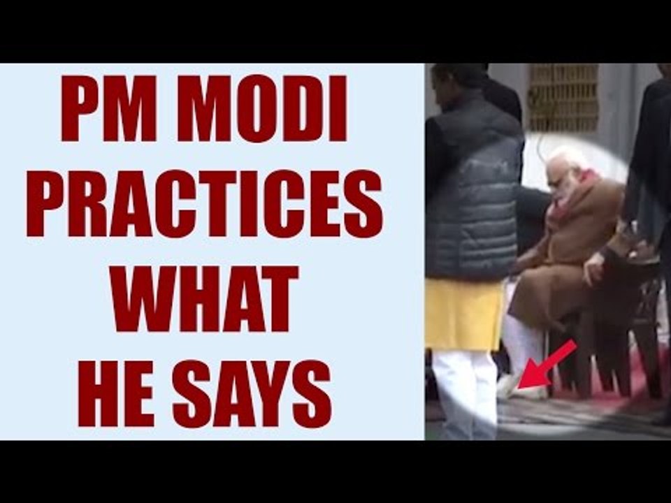 PM Modi in Kedarnath:  sets example to end VIP culture | Oneindia news