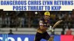 IPL 10: KKR opener Chris Lynn returns, poses threat to KXIP | Oneindia News