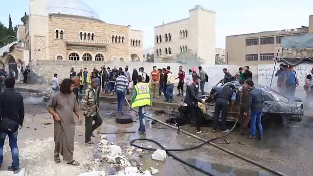 Azez'de bomba yüklü araçla saldırı