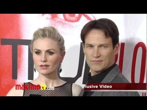 Anna Paquin Baby Bump and Stephen Moyer True Blood Season 5 Premiere