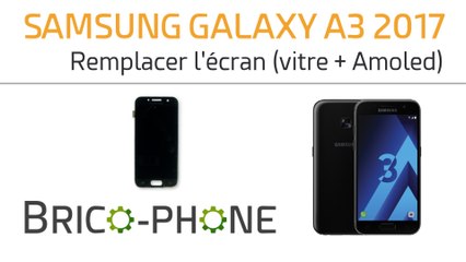 Samsung Galaxy A3 2017 : comment changer l'écran (vitre + Amoled)