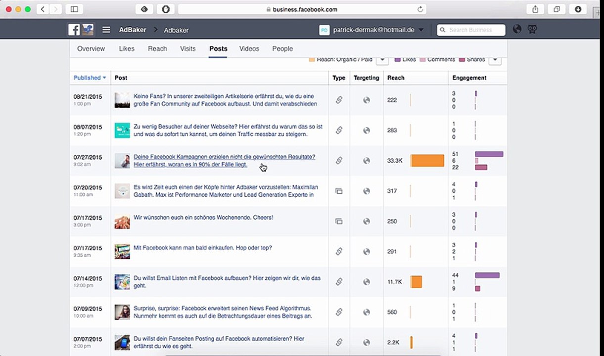 Facebook Marketing for Beginners- Get More Website Visitors -  Collecting Data: My Fan Page Test Lab