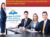 Dial Online Management Courses In India 969-090-0054 for MIBM GLOBAL