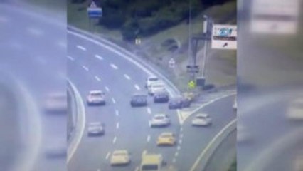 Tem'de Tehlike Saçan Sürücüler Kamerada