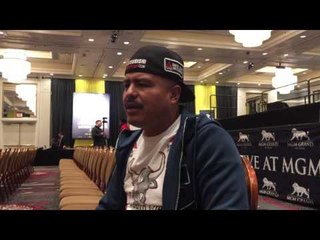 robert garcia - chilling during a real busy week between tv interviews  - esnews boxing