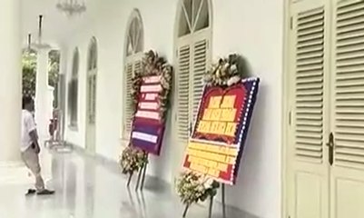 Jokowi Kebanjiran Karangan Bunga Ucapan Terima Kasih