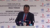 Türk Kızılay'ı ile Ocha'dan Sınır Yardımları İçin İşbirliği Protokolü İmzalandı